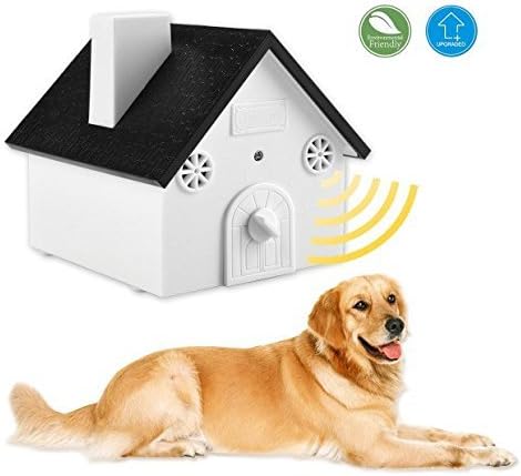 Smarlance Ultrasonic Outdoor Bark Controller No Harm to Dogs Or Other Pets, Plant, Human,Easy Hanging Bird House Designed with Anti Barking Device Ultrasonic Training Dog Stop Barking