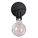 Anmytek Mini Wall Light Fixture Industrial Retro Rustic Loft Antique Wall Lamp Edison Vintage Pipe Wall Sconce Decorative Fixtures Lighting Luminaire (Bulbs not Included) W0005
