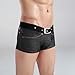 Xuba Mens Low Rise Sexy Underwear Trunk Boxer Brief Denim Black 1217