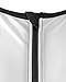 SLS3 Triathlon Men`s FX Tri Top 3 Pockets Full Zipper Jersey - Singlet -Tank (Black/Blue, XL)