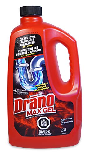 Drano Max Gel Clog Remover and Drain Cleaner, 2.37L