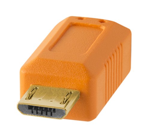 TetherPro USB 2.0 A Male to Micro-B 5-pin 15' (4.6m) - Orange