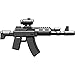 BrickArms 2.5" Scale Weapon AK-12 Black