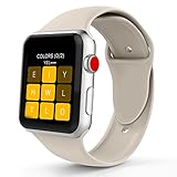 IYOU Sport Band Compatible with Watch Band 38MM 42MM, Soft Silicone Replacement Sport Strap Compatible with 2018 Watch Series 4/3/2/1