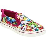 Shopkins Girls Canvas Slip On Shoes (1 M US Little Kid)