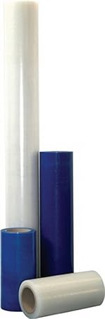 Glasschutzfolie 100m x500mm blau-transparent