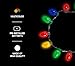Big Mo's Toys LED Light Up Flashing Bulb Christmas Holiday Necklace – Light Up Necklace Holiday Party Favors