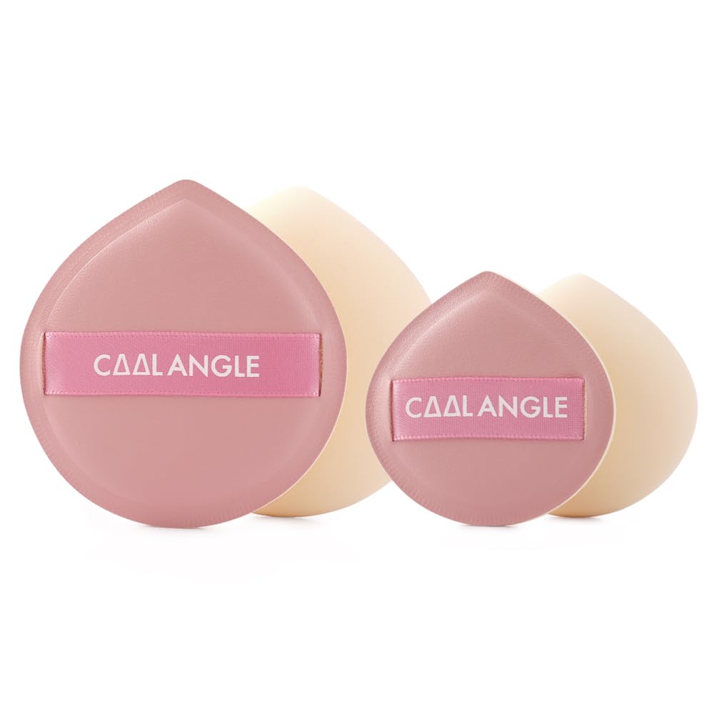 Photo 1 of COOL-ANGLE 4Pack Pink Makeup Sponge For Foundation Concealer And Powder, Latex Free Blender Sponge For Natural And Easy Makeup Soft Long-lasting, Pack for 2X-Large and 2 Medium