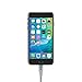 PureGear USB A to Lightning Cable, Braided Apple MFi Certified iPhone Charger Cable, iPhone Charging Cord for iPhone 11,Xs,XR,X,SE,8,7,6,5S, Metallic Space Gray (4 FT)