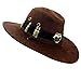 Lonme McCree Hats Cosplay Game OW Accessory Fancy Cowboy Hat Caps Brown