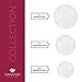 102 CRYSTAL CLEAR PLASTIC PLATES | 6 .25 Inch Disposable Plates | Fancy Dessert Plates | Hard Round Party Plates | Elegant Appetizer Plates | Heavy Duty Wedding Plates | Small Cake Plates [Diamond]