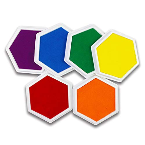 Forgun Kids Fingerprint Painting Colorful Oil Ink Pad Stamp Partner Baby DIY Art Craft Seal Graffiti Tool Early Educational Toy