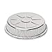 40-Pack of 9-Inch Round Foil Pans with 40 Board Lids - Disposable Aluminum Foil Cake Trays - Freezer & Oven Safe - for Baking, Cooking, Storage & Reheating