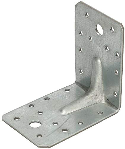 KOTARBAU® 25 Stk. Winkelverbinder 90 x 90 x 65 mm mit Rippe Sicke Lochwinkel Bauwinkel Holzverbinder Balkenwinkel… – Bild 5