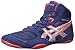 ASICS Men's Snapdown Wrestling Shoe, Navy/Silver/Red, 10.5 M US