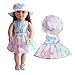 WensLTD Clearance! Skirt&Hat for 18 inch Our Generation American Girl Doll (A)