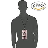 [2 Pack] AnsTOP Universal Silicone Lanyard, Phone Sling Neck Strap Holder Wrist Strap With Detachable Lanyard Strap For iPhone X, 8 8 Plus,7 7 Plus Samsung Galaxy S8 (Black)