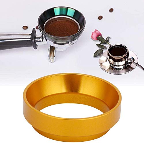 Gesh Dosiertrichter aus Aluminium für Kaffeepulver, Espresso Barista für 53 mm Kaffeefilter (A) – Bild 7