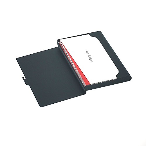 homEdge Super Light Aluminum Business Card Holder, Slim Professional 3