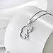 YFN 925 Sterling Silver Angel Wings Pendant 18