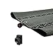Frogger Golf Microfiber Waffle TRAX Towel with Bag Latch-It, Gray/Black, 20
