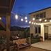 Gorld 100Ft G40 Globe String Lights, UL listed Backyard Lights, Super Long Hanging Indoor/Outdoor String Light for Deckyard Tents, Patios, Weddings, Party Decor, 67 Clear Bulbs + 4 Spare, Black
