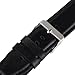 MOTONG Replacement Band for Pebble Steel 2 - Fits Pebble Steel 2 with 22mm lugs(Leather Black)