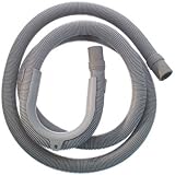 Prolunga Tubo Di Scarico Per Lavatrice E Lavastoviglie – Kit Da 1,5 Mt Con Connettore E 2 Fascette Stringitubo – Universale E Facile Da Montare
