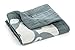 Milkbarn Organic Cotton Mini Lovey Blanket - Blue Elephant