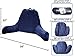 DailyNordic Nordic Large Plush Reading Pillow - Great for Adults, Teens, and Kids - Shredded Foam Bedrest Pillow with Armrests-TV, Pregnancy Lumbar & Head Neck Coccyx Relax Lower Back Support Cushion