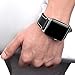 Runostrich Compatible Apple Watch Band Leather 44mm 42mm, Sport Leather Watch Strap/Band Compatible Apple Watch Series 4 3 2 1 Sport Nike+ Edition (Black, 42mm/44mm)