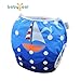 Babygoal Reusable Swim Diaper, One Size Adjustable and Washable Swim Underwear Fits 0-2 Years Babies for Baby Shower Gifts and Swimming Lessons FSWD03
