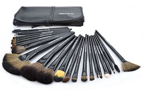 ACEVIVI Makeup Brushes - 24 PIECE Premium Makeup Brush Kit Handle Synthetic Kabuki Foundation Cosmetic Brushes for Powder Liquid Cream