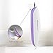 TOUCHBeauty Electric Nail File Drill Buffer Polisher Set with LED Light, Professional 5in1 Portable Manicure & Pedicure Kit for Natural Acrylic Nail Home Use,Nail Salon Battery Powered Purple TB-1333