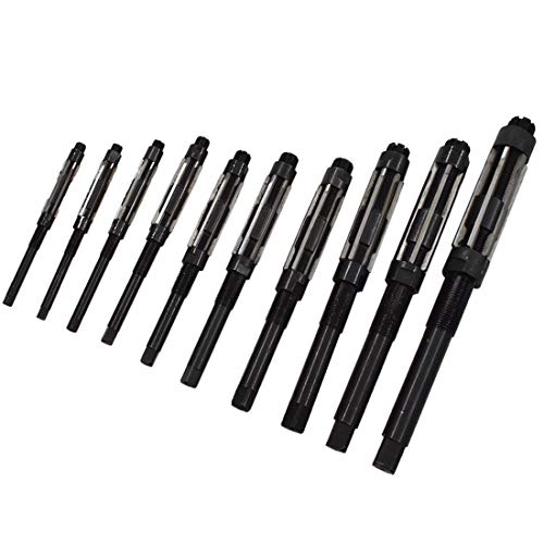image for WFLNHB 9 Set High Speed Steel Adjustable Hand Reamers, H4-H12, 15/32