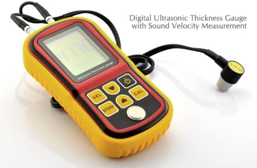 New State of the Art Digital Ultrasonic Thickness Gauge w/ Sound Velocity Measurement - Auto Calibration