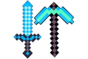 MLKGZ Pickaxe and Sword Toys,Foam Sword for Kids Game Toys Role-Play Accessory,Halloween,Christmas,Party Gifts for Video Game Fans