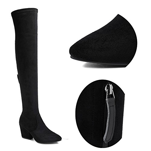 NNG-Women-Boots-Winter-Over-Knee-Long-Boots-Fashion-Boots-Heels-Autumn-Quality-Suede-Comfort-Square-Heels-US-Size