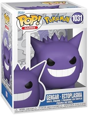 Pop Games: Pokemon - Gengar - Ectoplasma - Figurine en Vinyle à Collectionner - Idée de Cadeau - Produits Officiels - Jouets pour Les Enfants et Adultes - Video Games Fans