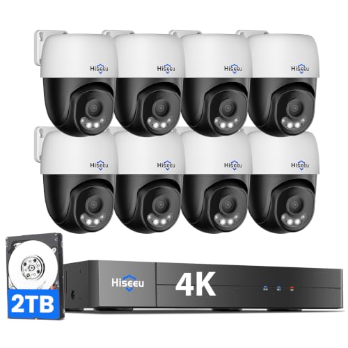 Hiseeu 4K PoE PTZ Camera System