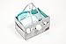 Diaper Caddy, Nursery Storage Bin & Tote Bag for Car Travel and Portable Organizer for Girls & Boys for Changing Table, Great Registry Shower Gift by In Real Life