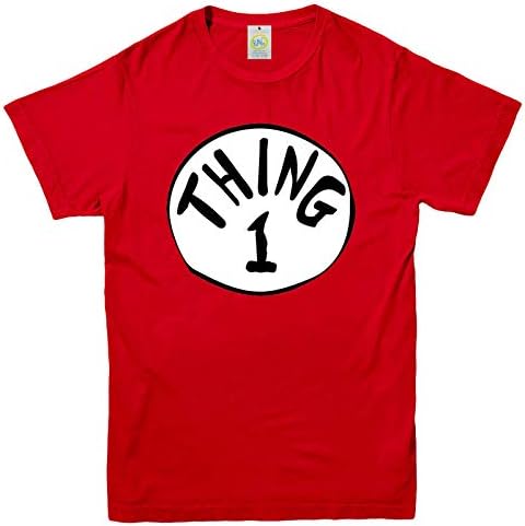 Dr Seuss Cat in The Hat Tshirts Thing 1–Thing 2 Tshirt Crimbo Adults & Kids New