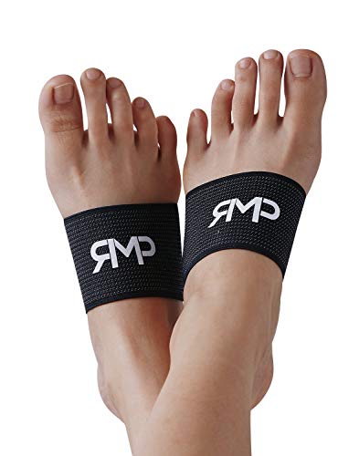 Arch Compression Support Sleeves for Plantar Fasciitis – Excellent for High Arches, Flat Feet, Heel Spurs or Foot Pain & Care, 1-Pair, Black, One Size Fits All.