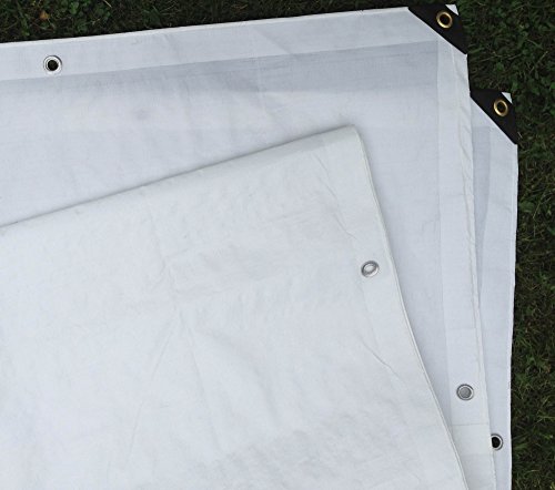 Heavy Duty White Tarp 6 OZ, 10'x20'