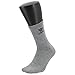 adidas Originals Trefoil Quarter Socks (6-Pair), Heather Grey/Black/White, Large