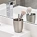 iDesign Forma Tumbler Cup for Bathroom Vanity Countertops - Brushed Stainless Steel