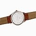 DREAMING Q&P Ultrathin Leather His and Hers Wristwatches (Brown Gold Case)