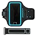 JEMACHE Gym Running Workout Exercise Phone Holder Armband Compatible with Phone 6/6S/8/7 Plus Support Touch ID Access (Blue)
