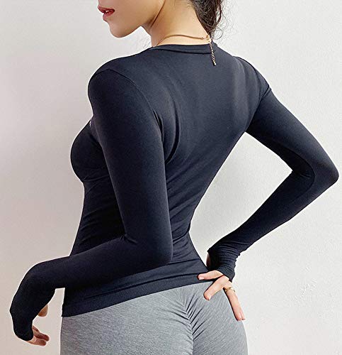 Angcoco-Womens-Activewear-Quick-Dry-Long-Sleeve-T-Shirt