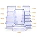Veken Food Storage Containers with Airtight Lids, 12 Pack Plastic Reusable, Stackable Meal Prep Containers and Bento Lunch Boxes, Microwave, Freezer, Dishwasher Safe